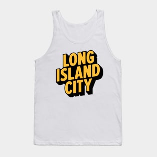 Long Island City Queens Logo - A Minimalist Tribute to Urban Charm Tank Top